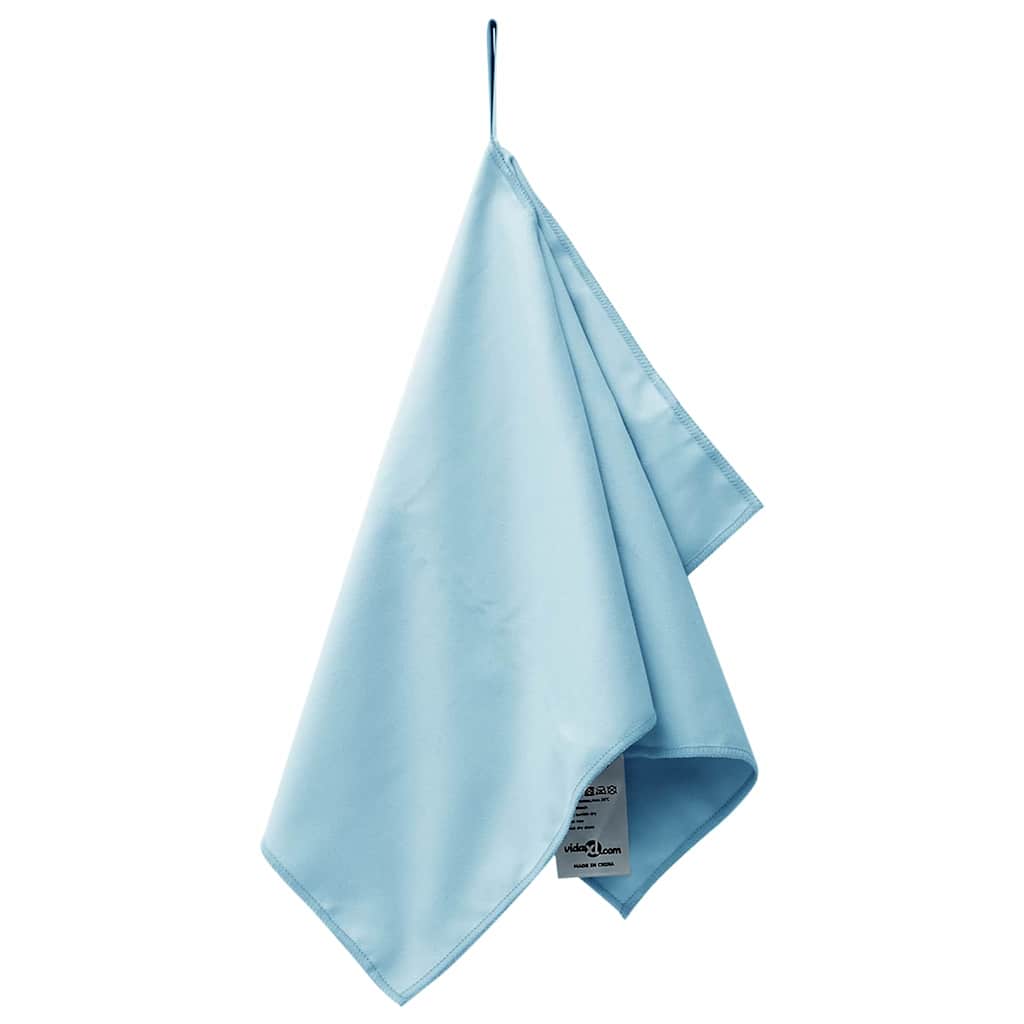 vidaXL Ręczniki Sportowe 2 pcs Niebieski 50 x 30 cm