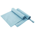 vidaXL Ręczniki Sportowe 2 pcs Niebieski 100 x 50 cm