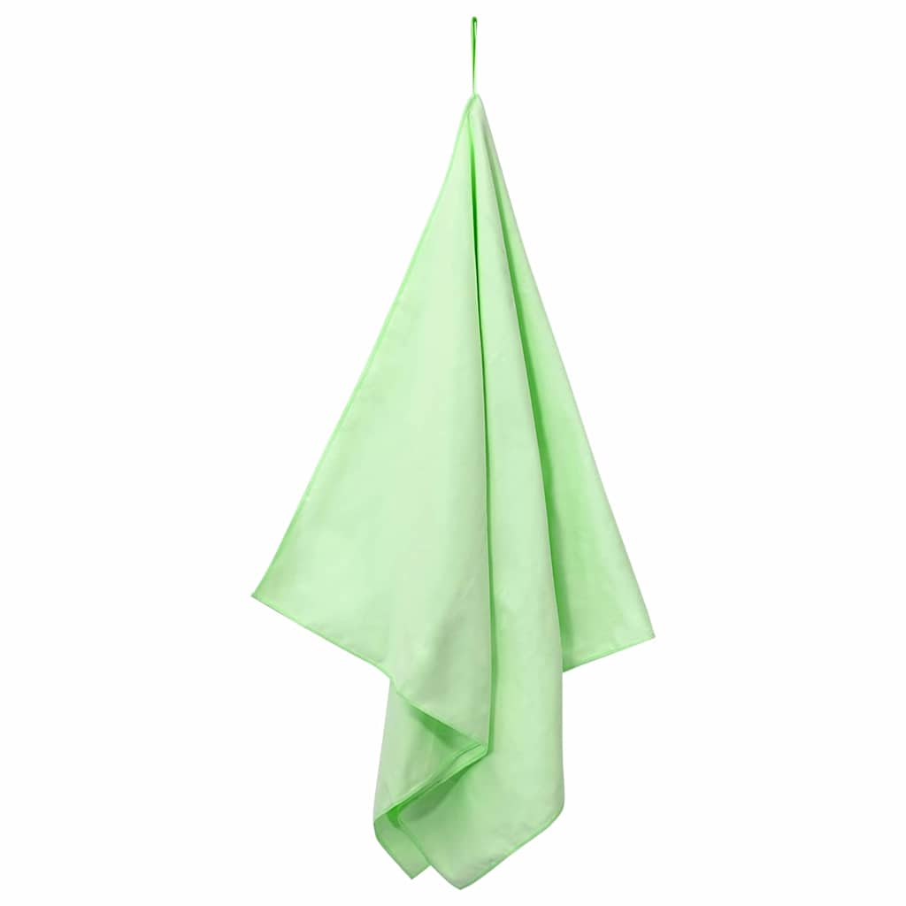 vidaXL Ręczniki Sportowe 2 pcs Zielony 140 x 70 cm