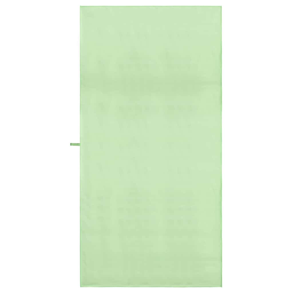 vidaXL Ręczniki Sportowe 2 pcs Zielony 200 x 100 cm