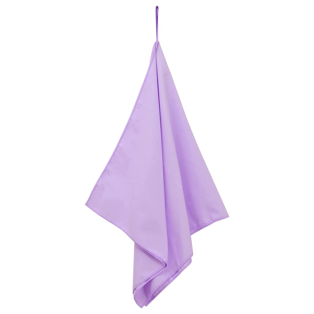 vidaXL Ręczniki Sportowe 2 pcs Fioletowy 100 x 50 cm