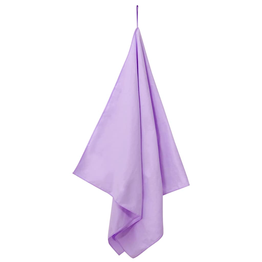 vidaXL Ręczniki Sportowe 2 pcs Fioletowy 140 x 70 cm
