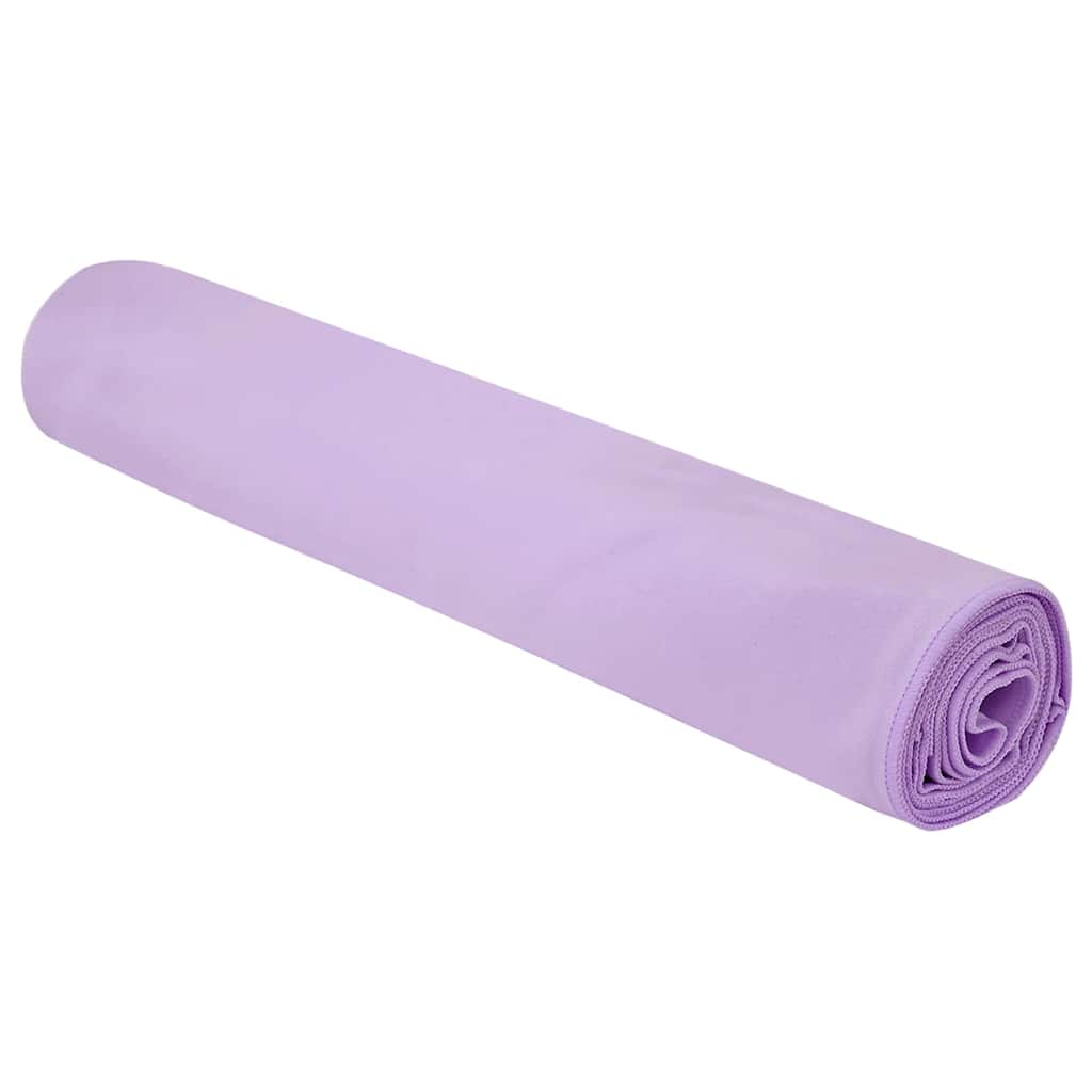 vidaXL Ręczniki Sportowe 2 pcs Fioletowy 180 x 90 cm