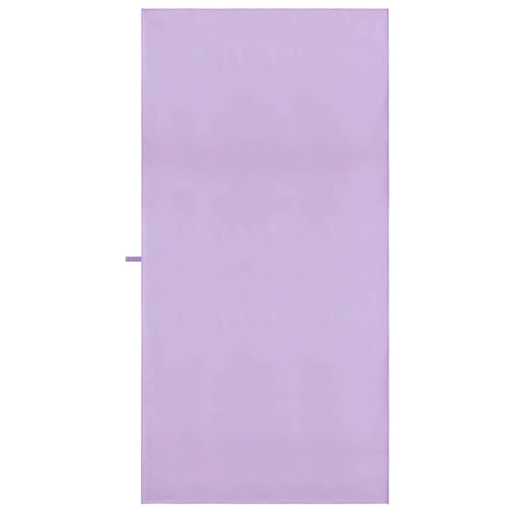 vidaXL Ręczniki Sportowe 2 pcs Fioletowy 180 x 90 cm