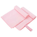 vidaXL Ręczniki Sportowe 2 pcs Różowy 50 x 30 cm Poliester i poliamid