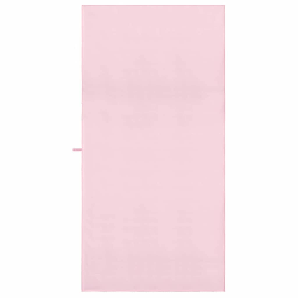 vidaXL Ręczniki Sportowe 2 pcs Różowy 180 x 90 cm Poliester i poliamid