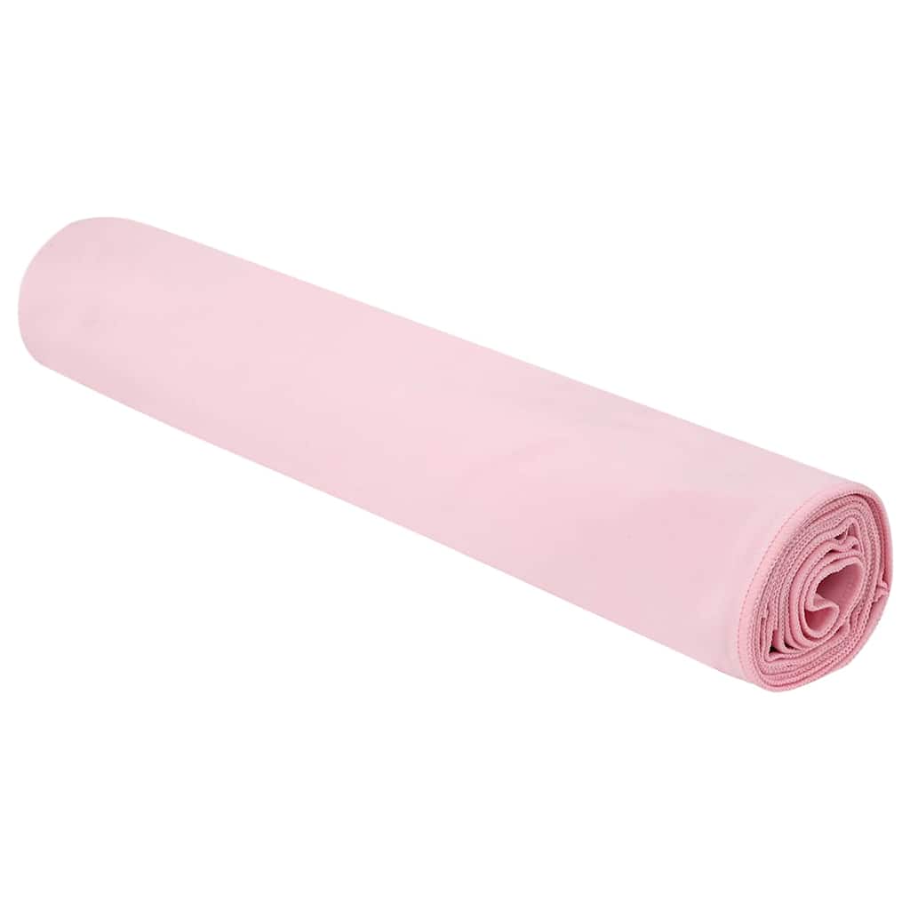 vidaXL Ręczniki Sportowe 2 pcs Różowy 200 x 100 cm