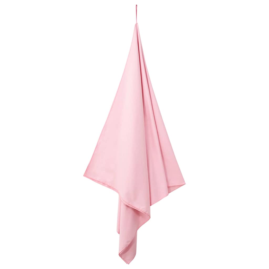 vidaXL Ręczniki Sportowe 2 pcs Różowy 200 x 100 cm