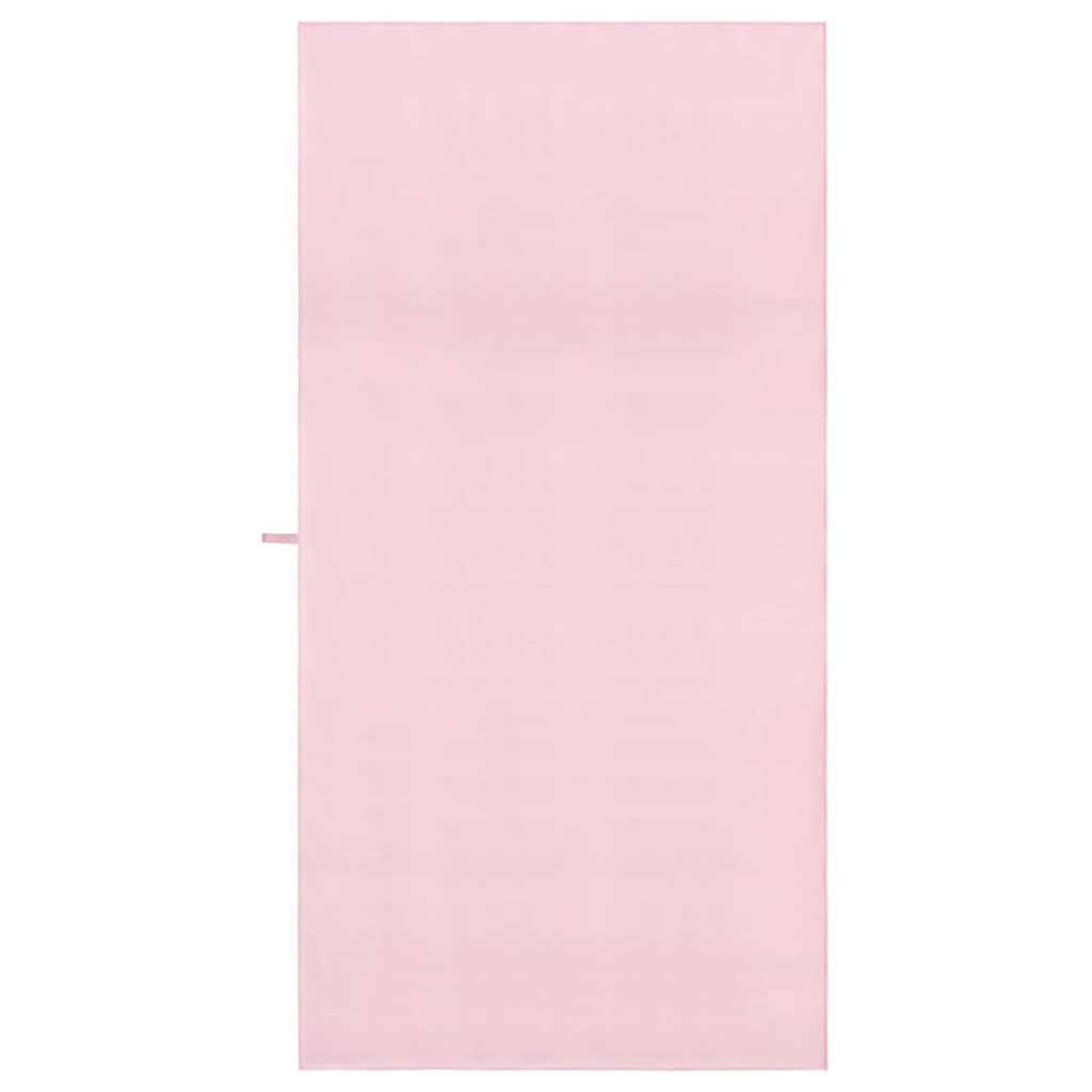 vidaXL Ręczniki Sportowe 2 pcs Różowy 200 x 100 cm