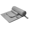 vidaXL Zestaw Ręczników Sportowych 2 pcs ciemno szary tkanina