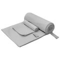 vidaXL Zestaw Ręczników Sportowych 2 pcs Szary tkanina