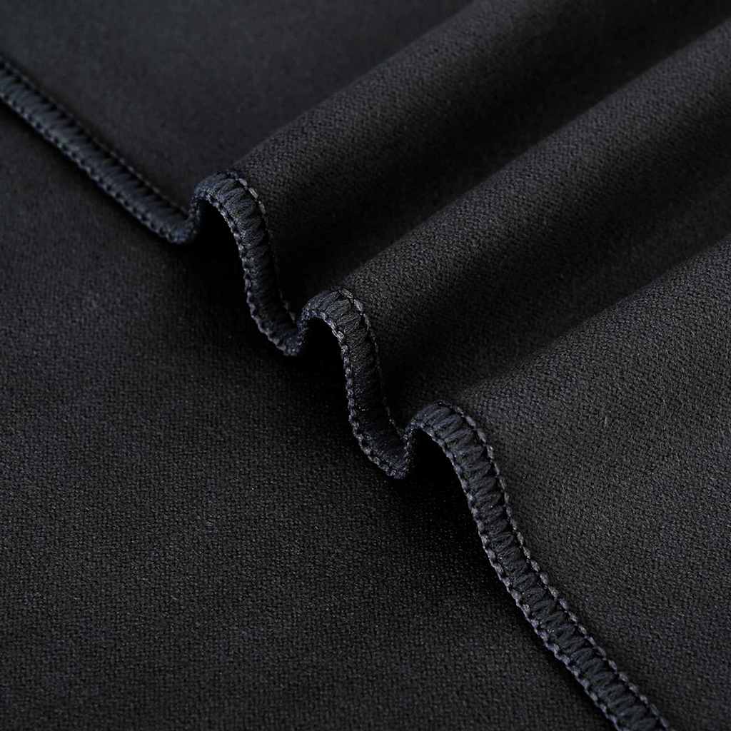 vidaXL Ręczniki do Krzeseł na Zewnątrz 2 pcs Czarny 130 x 60 cm