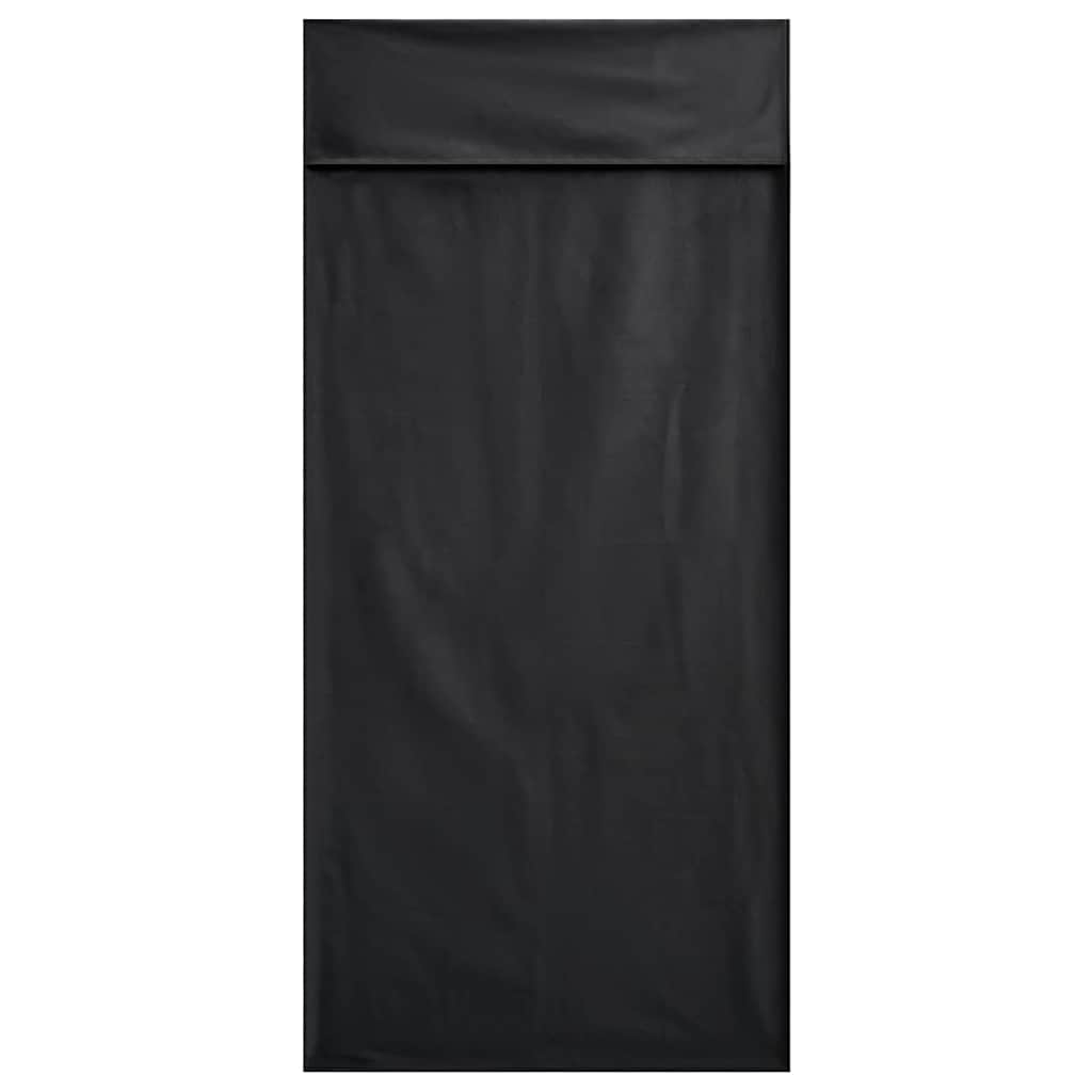 vidaXL Ręczniki do Krzeseł na Zewnątrz 2 pcs Czarny 130 x 60 cm