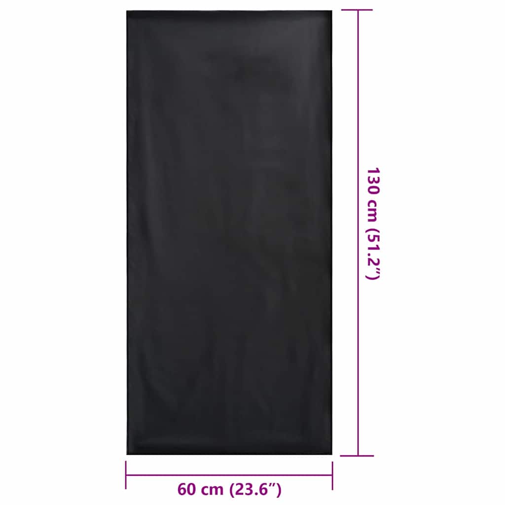 vidaXL Ręczniki do Krzeseł na Zewnątrz 2 pcs Czarny 130 x 60 cm