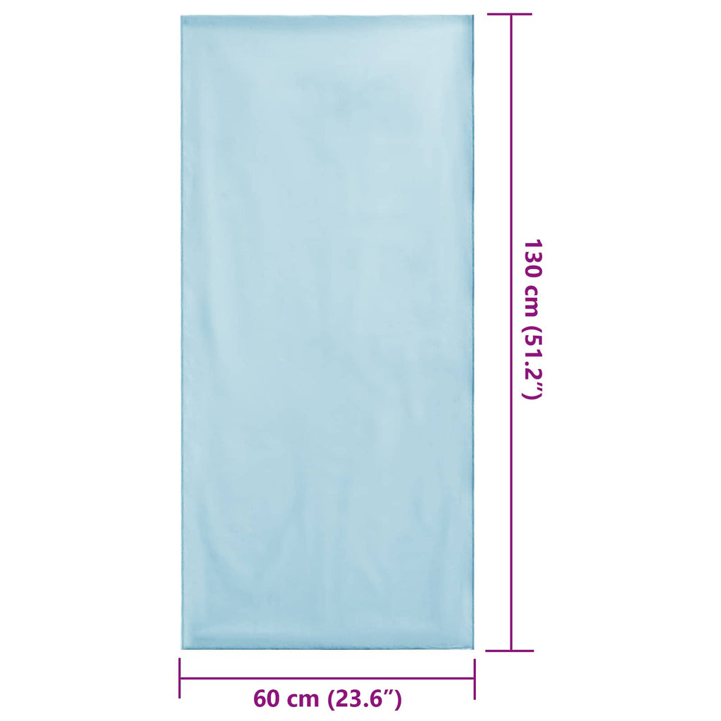 vidaXL Ręczniki do Krzeseł na Zewnątrz 2 pcs Niebieski 130 x 60 cm