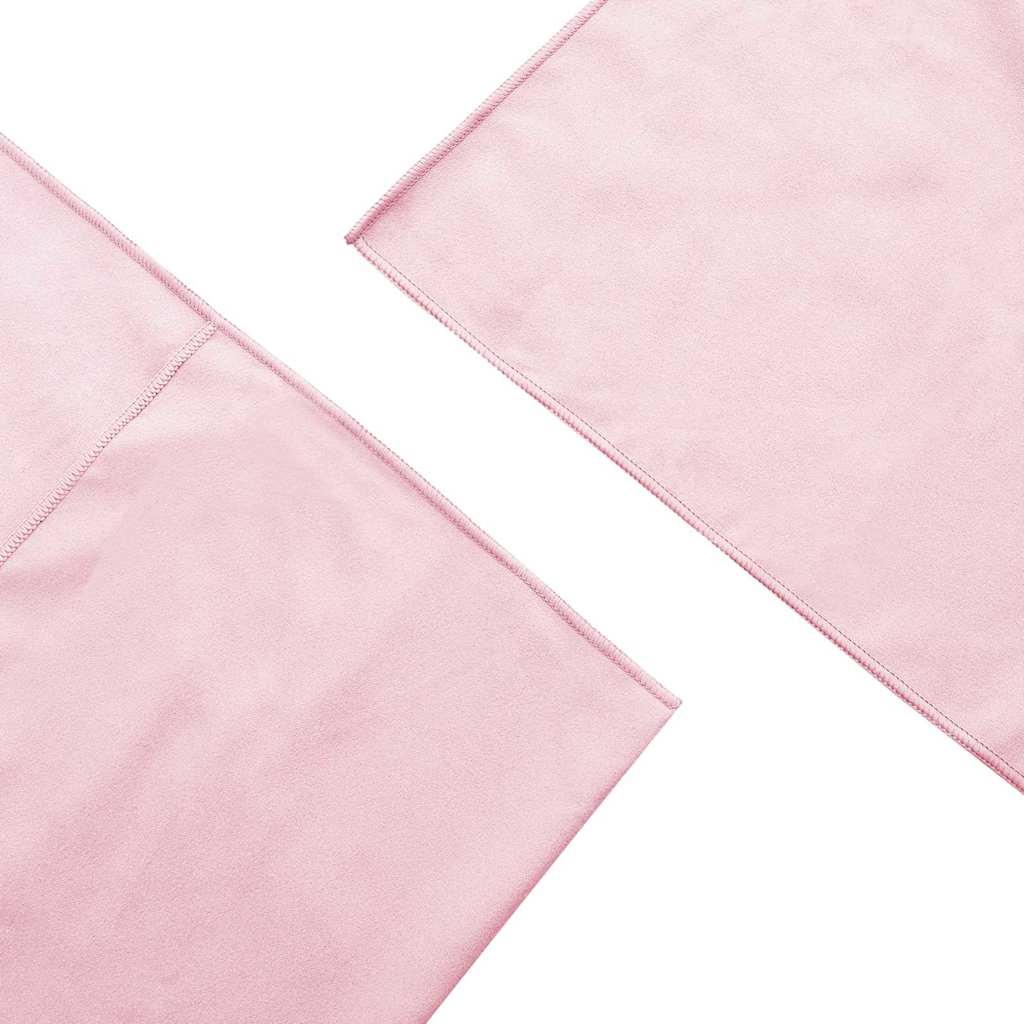 vidaXL Ręczniki do Krzeseł na Zewnątrz 2 pcs Różowy 130 x 60 cm
