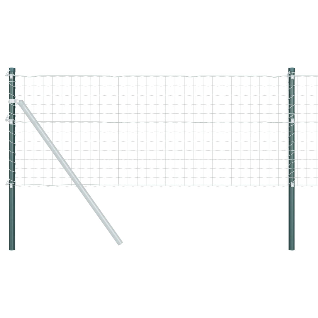vidaXL Słupek ogrodzeniowy. 2 pcs Zielony 50 cm
