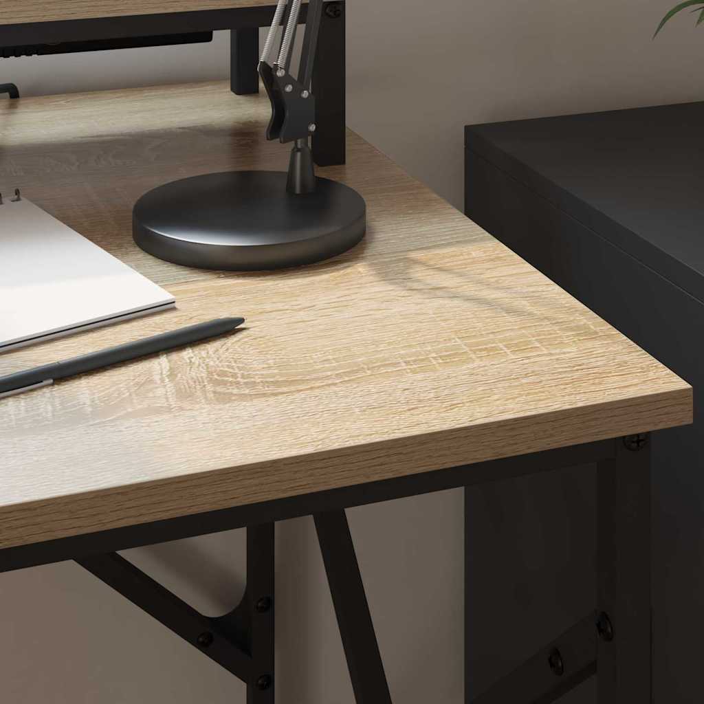 vidaXL Biurko Dąb Sonoma 100 x 50 x 86,5 cm Materiał drewnopochodny