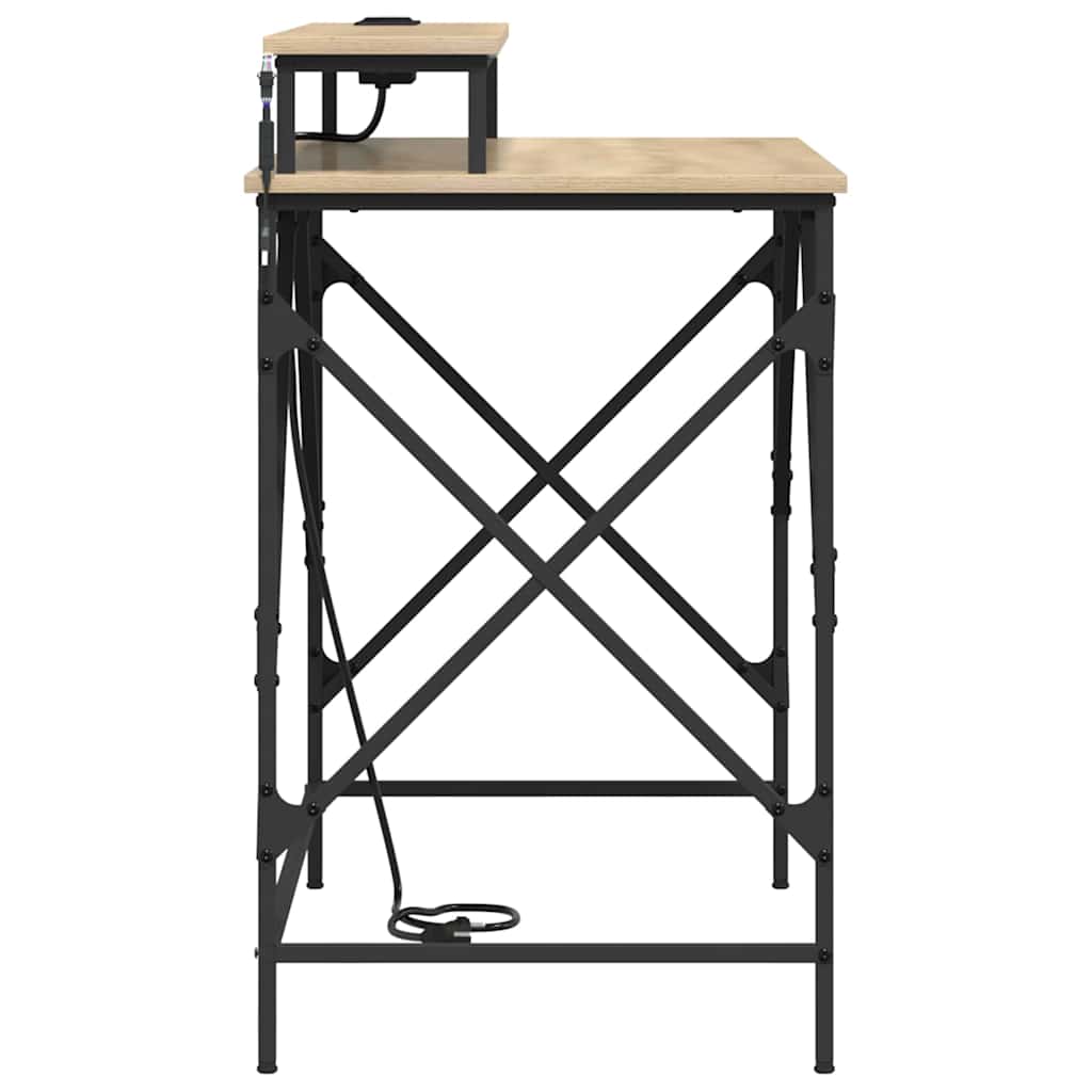 vidaXL Biurko Dąb Sonoma 100 x 50 x 86,5 cm Materiał drewnopochodny