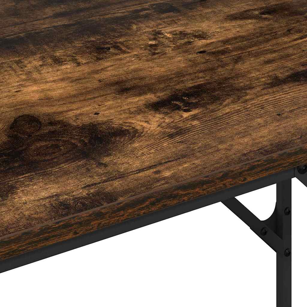 vidaXL Biurko Dąb wędzony 100 x 50 x 86,5 cm Materiał drewnopochodny