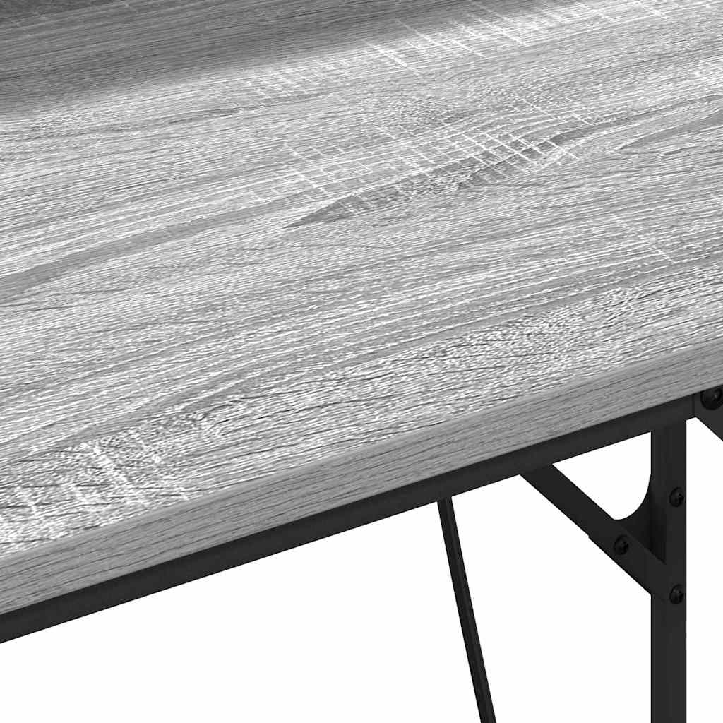 vidaXL Biurko Szary Sonoma 100 x 50 x 86,5 cm Materiał drewnopochodny