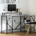 vidaXL Biurko Szary Sonoma 120 x 79 x 86,5 cm Materiał drewnopochodny