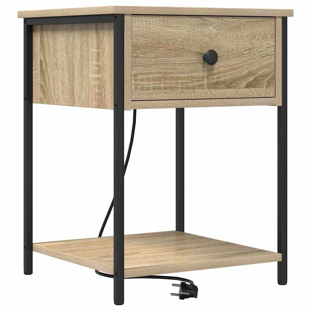 vidaXL Szafka Nocna Dąb Sonoma 42 x 41 x 56 cm Materiał drewnopochodny