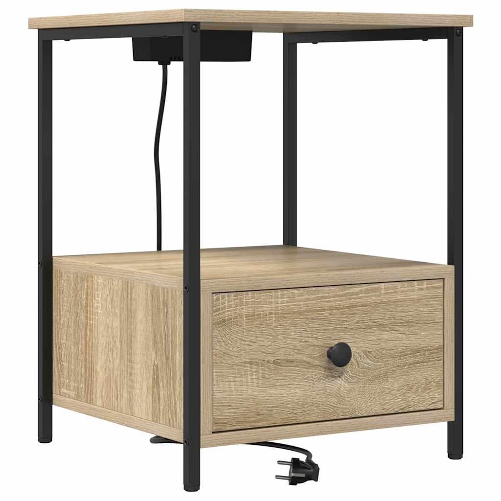 vidaXL Szafka Nocna Dąb Sonoma 42 x 41 x 56 cm Materiał drewnopochodny