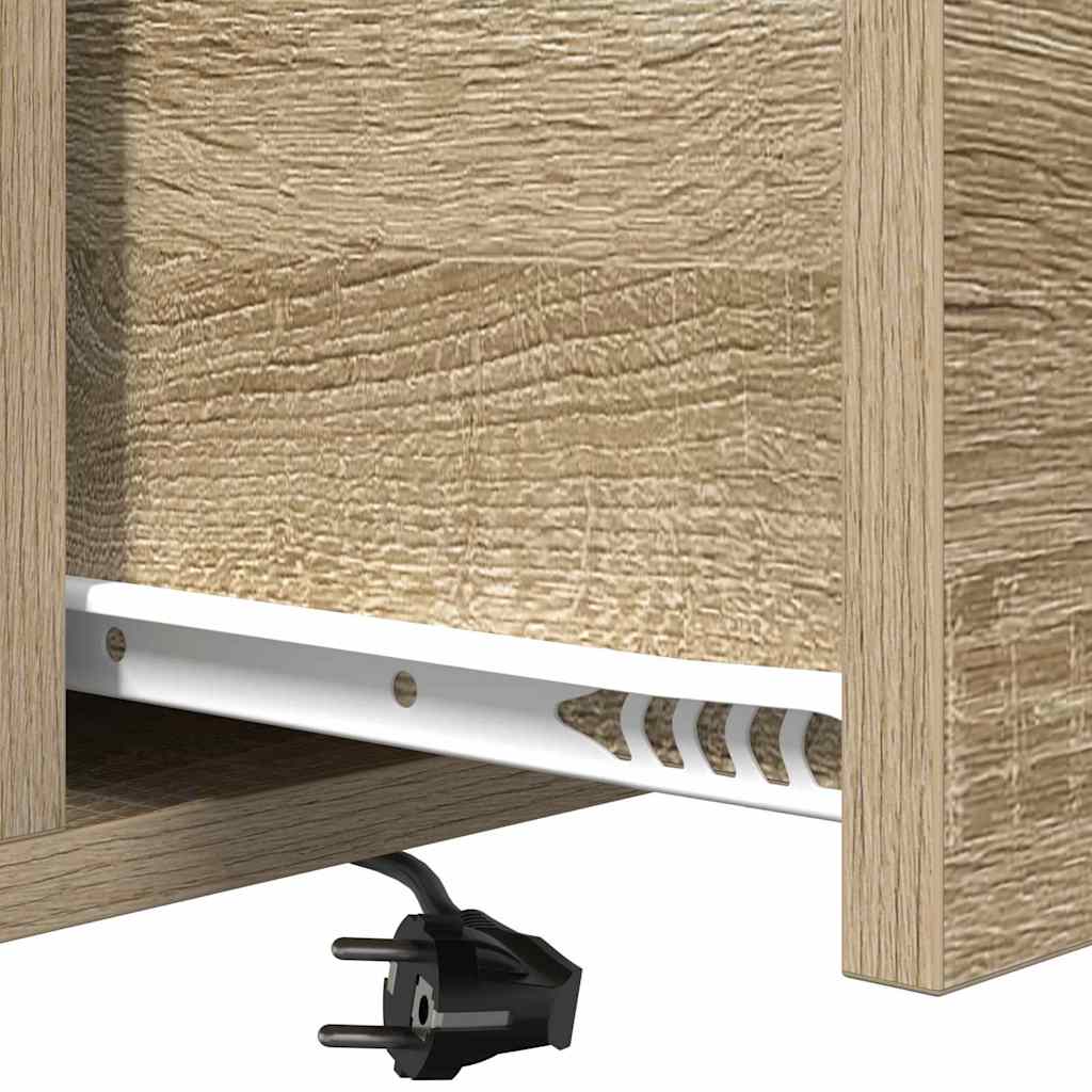 vidaXL Szafka Nocna z szufladą 2 pcs Dąb Sonoma 40 x 31 x 60 cm