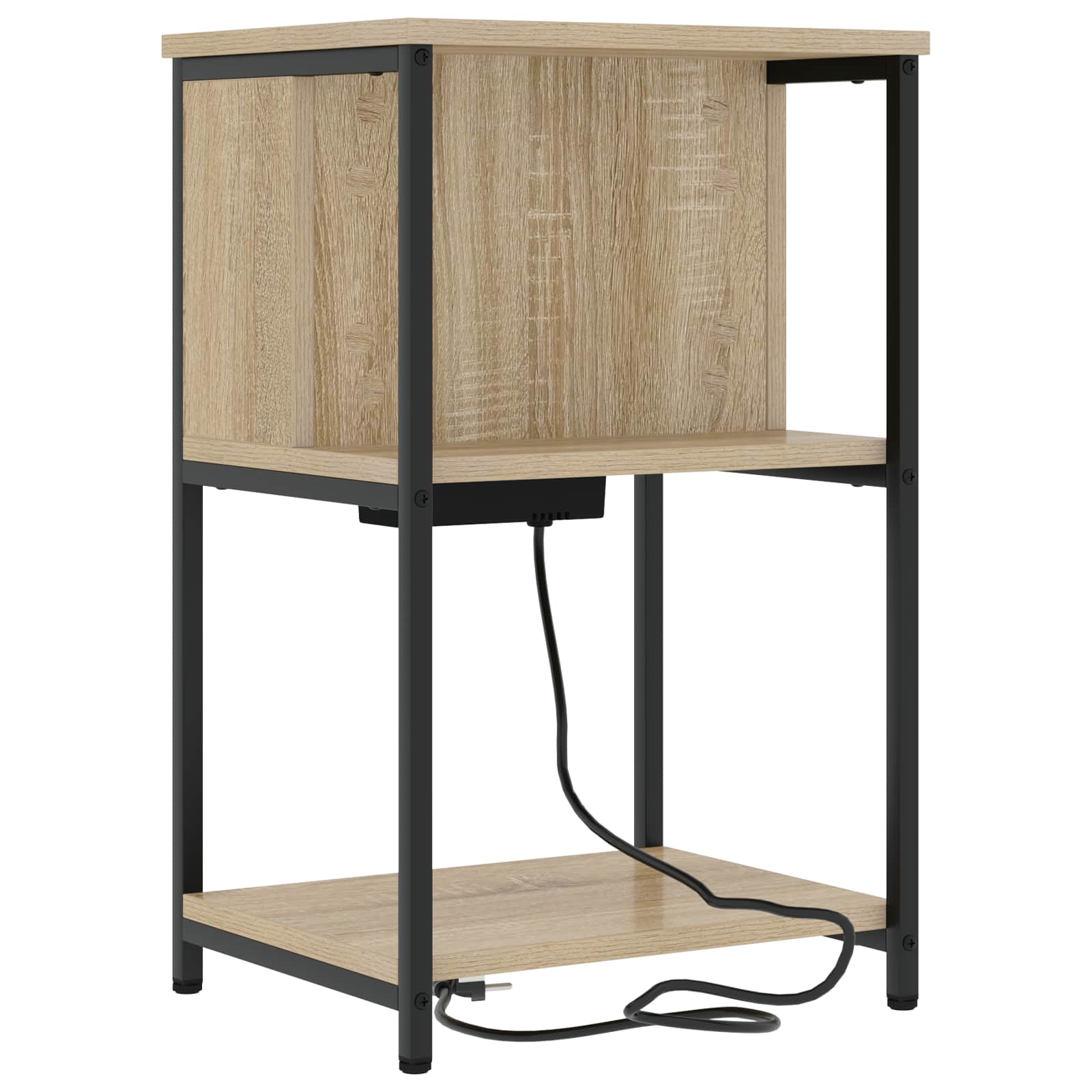 vidaXL Szafka Nocna Dąb Sonoma 38 x 31 x 61 cm Materiał drewnopochodny