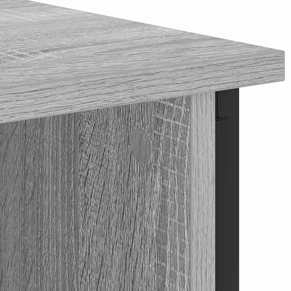 vidaXL Szafka Nocna 2 pcs Szary Sonoma 38 x 31 x 61 cm