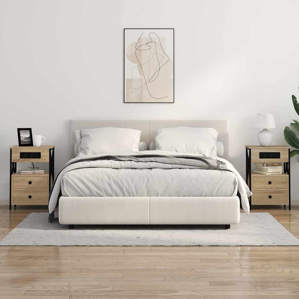 vidaXL Szafka Nocna Dąb Sonoma 40 x 31 x 60 cm Materiał drewnopochodny