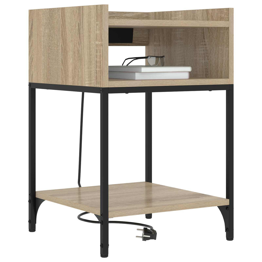 vidaXL Szafka Nocna Dąb Sonoma 40 x 40 x 61 cm Materiał drewnopochodny