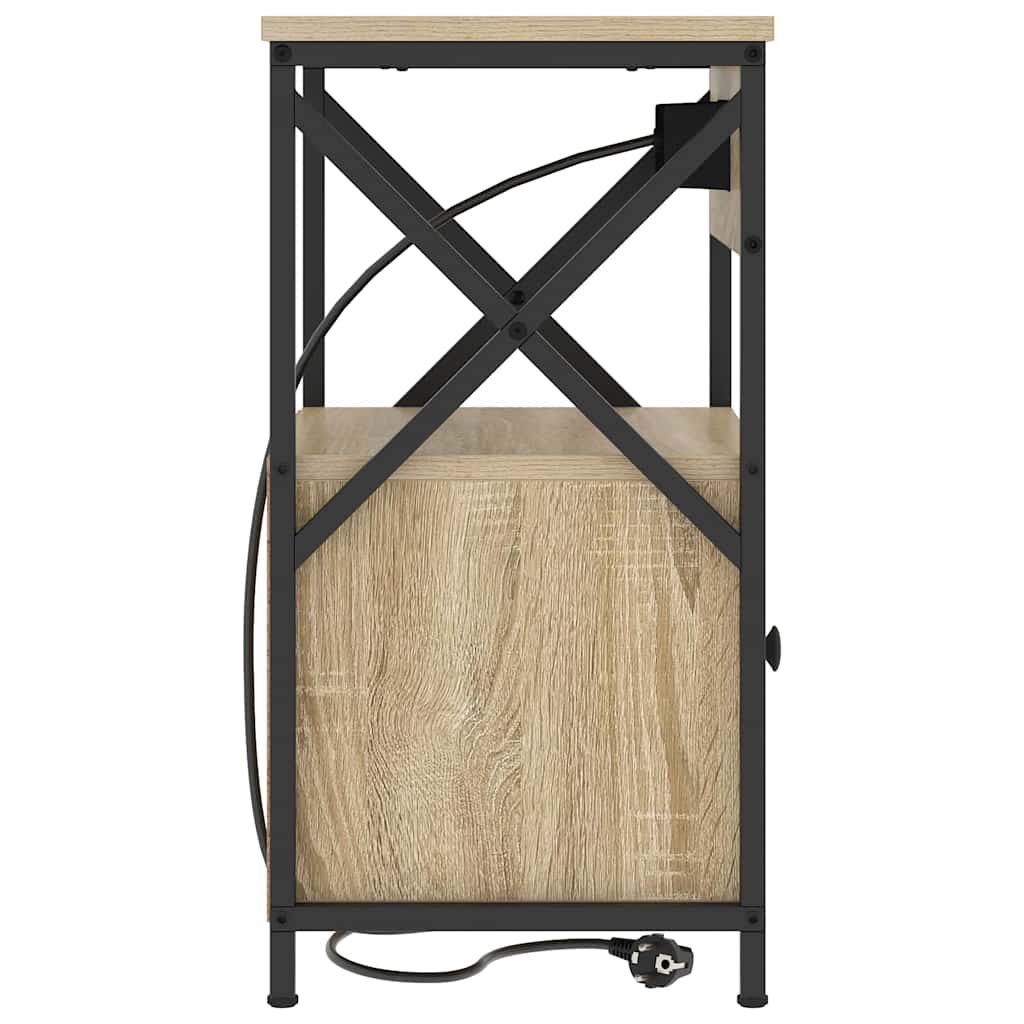 vidaXL Szafka Nocna Dąb Sonoma 40 x 31 x 60 cm Materiał drewnopochodny