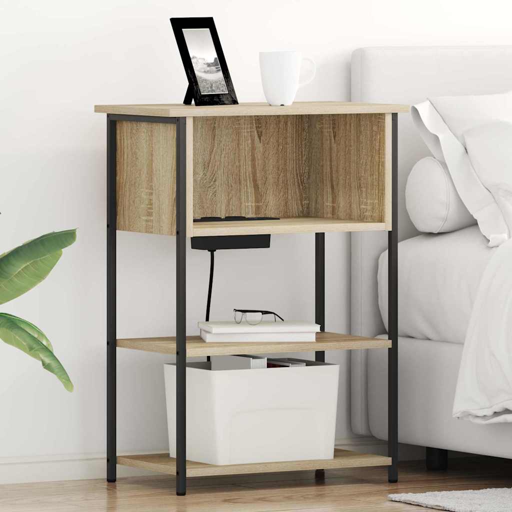 vidaXL Szafka Nocna Dąb Sonoma 55 x 31 x 76 cm Materiał drewnopochodny