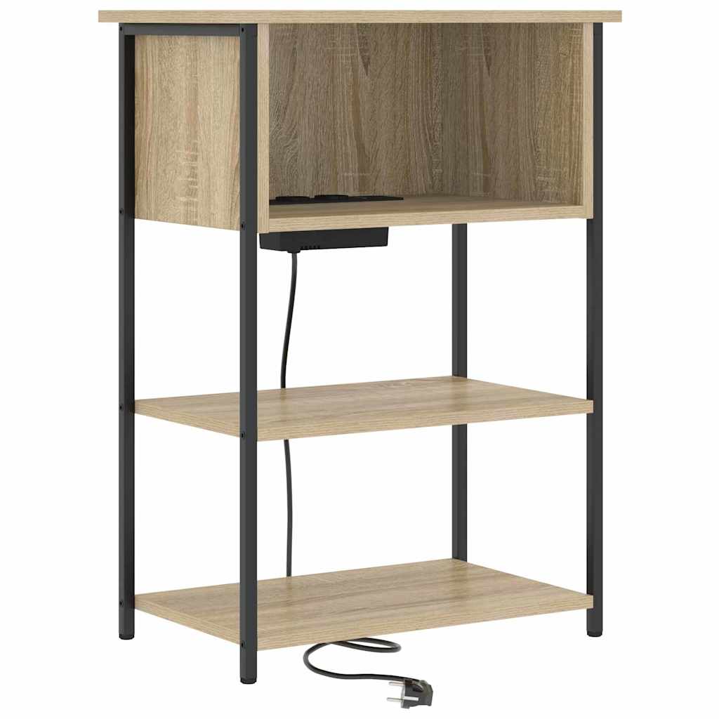 vidaXL Szafka Nocna Dąb Sonoma 55 x 31 x 76 cm Materiał drewnopochodny