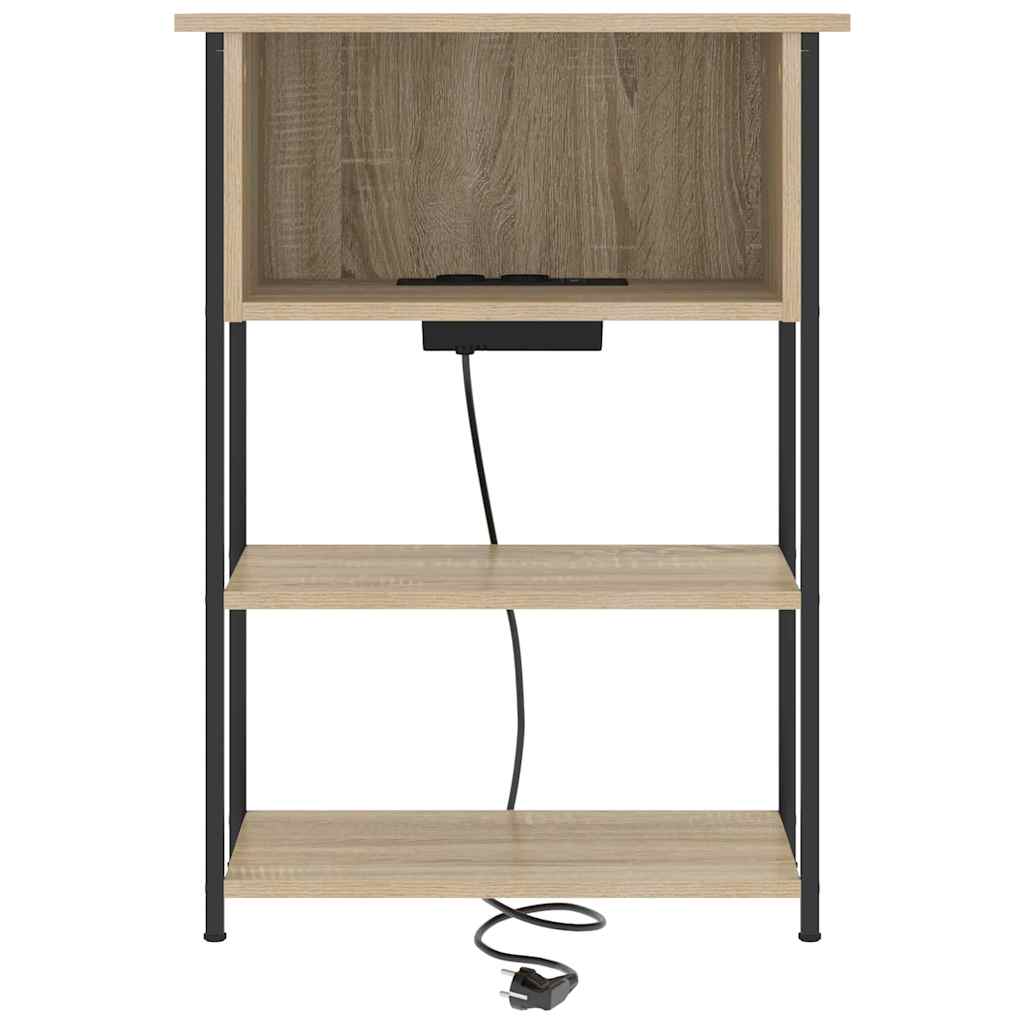 vidaXL Szafka Nocna Dąb Sonoma 55 x 31 x 76 cm Materiał drewnopochodny