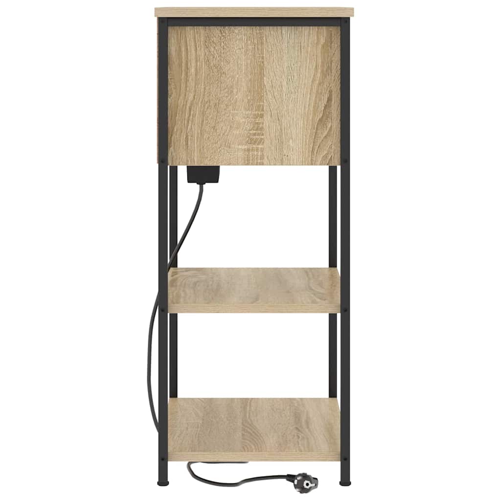 vidaXL Szafka Nocna Dąb Sonoma 55 x 31 x 76 cm Materiał drewnopochodny
