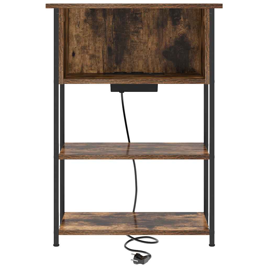 vidaXL Szafka Nocna Dąb wędzony 55 x 31 x 76 cm