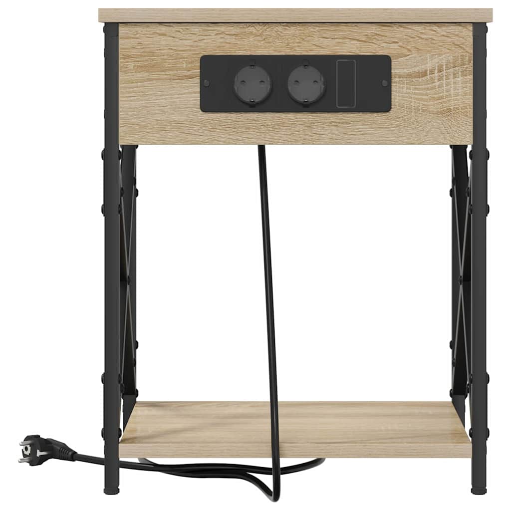 vidaXL Szafka Nocna Dąb Sonoma 41 x 31 x 51 cm Materiał drewnopochodny