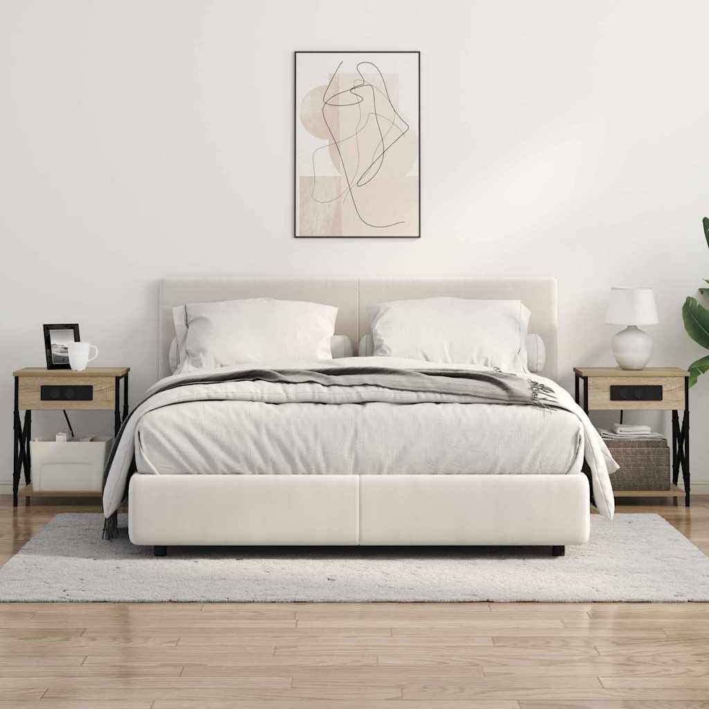 vidaXL Szafka Nocna 2 pcs Dąb Sonoma 41 x 31 x 51 cm