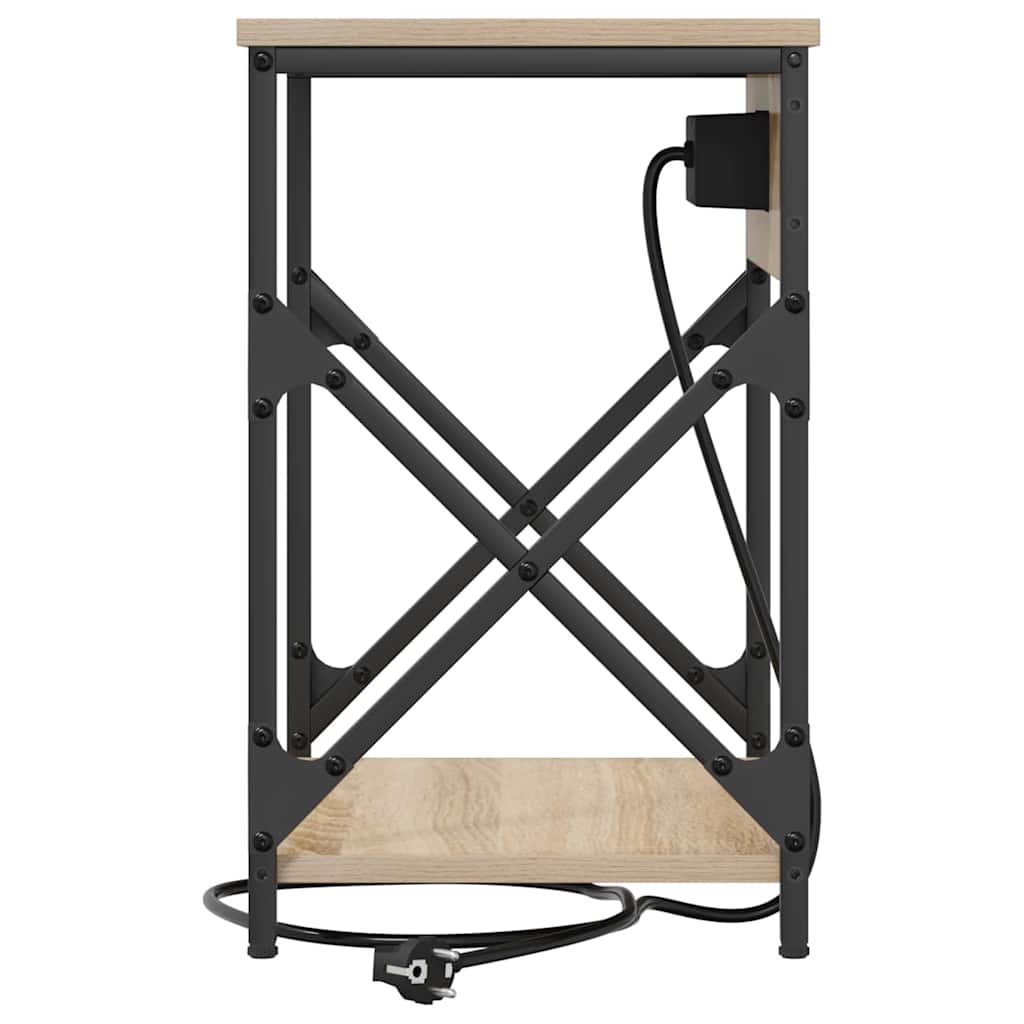 vidaXL Szafka Nocna 2 pcs Dąb Sonoma 41 x 31 x 51 cm