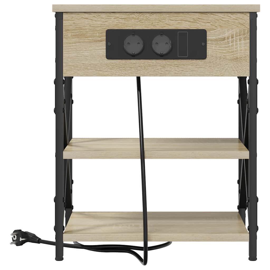 vidaXL Szafka Nocna Dąb Sonoma 41 x 31 x 51 cm Materiał drewnopochodny