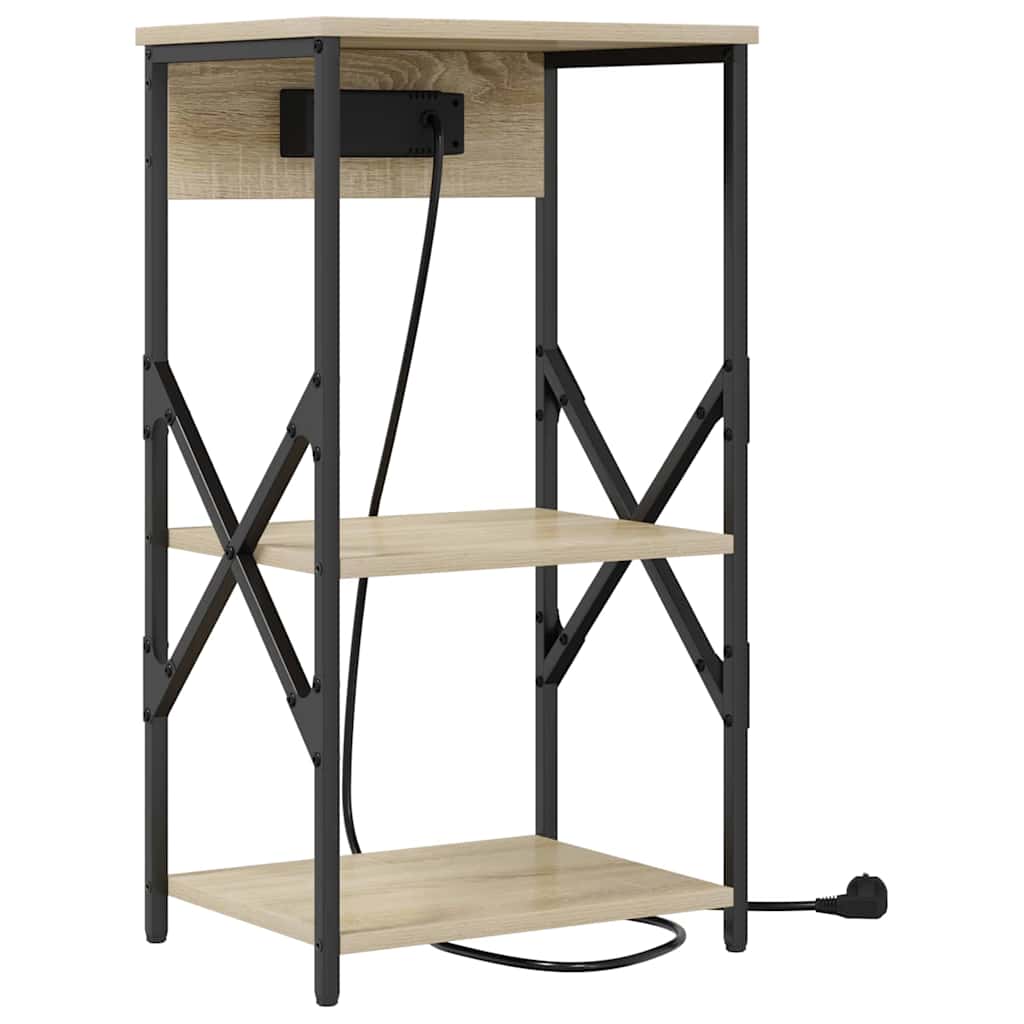 vidaXL Szafka Nocna Dąb Sonoma 41 x 31 x 76 cm Materiał drewnopochodny