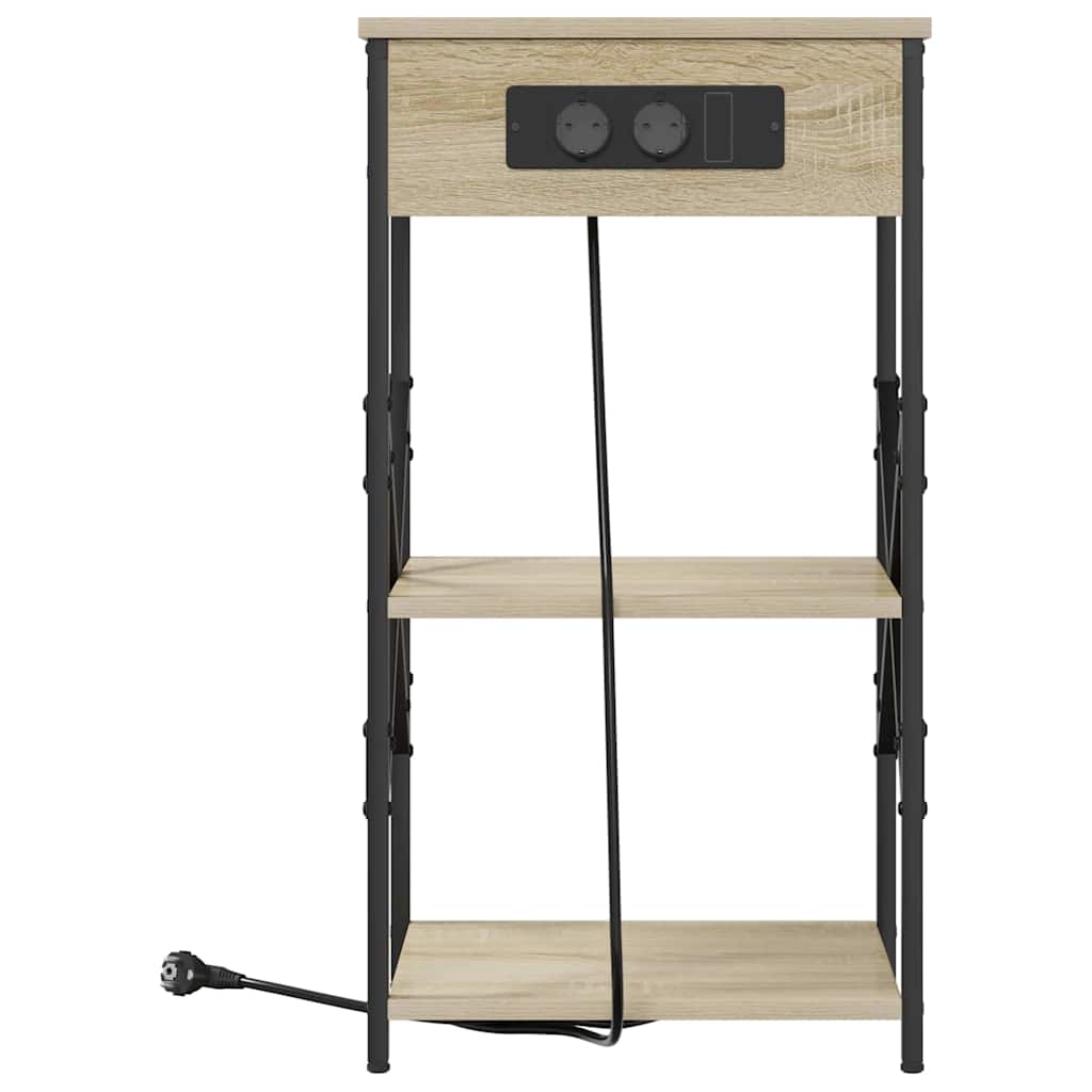 vidaXL Szafka Nocna Dąb Sonoma 41 x 31 x 76 cm Materiał drewnopochodny
