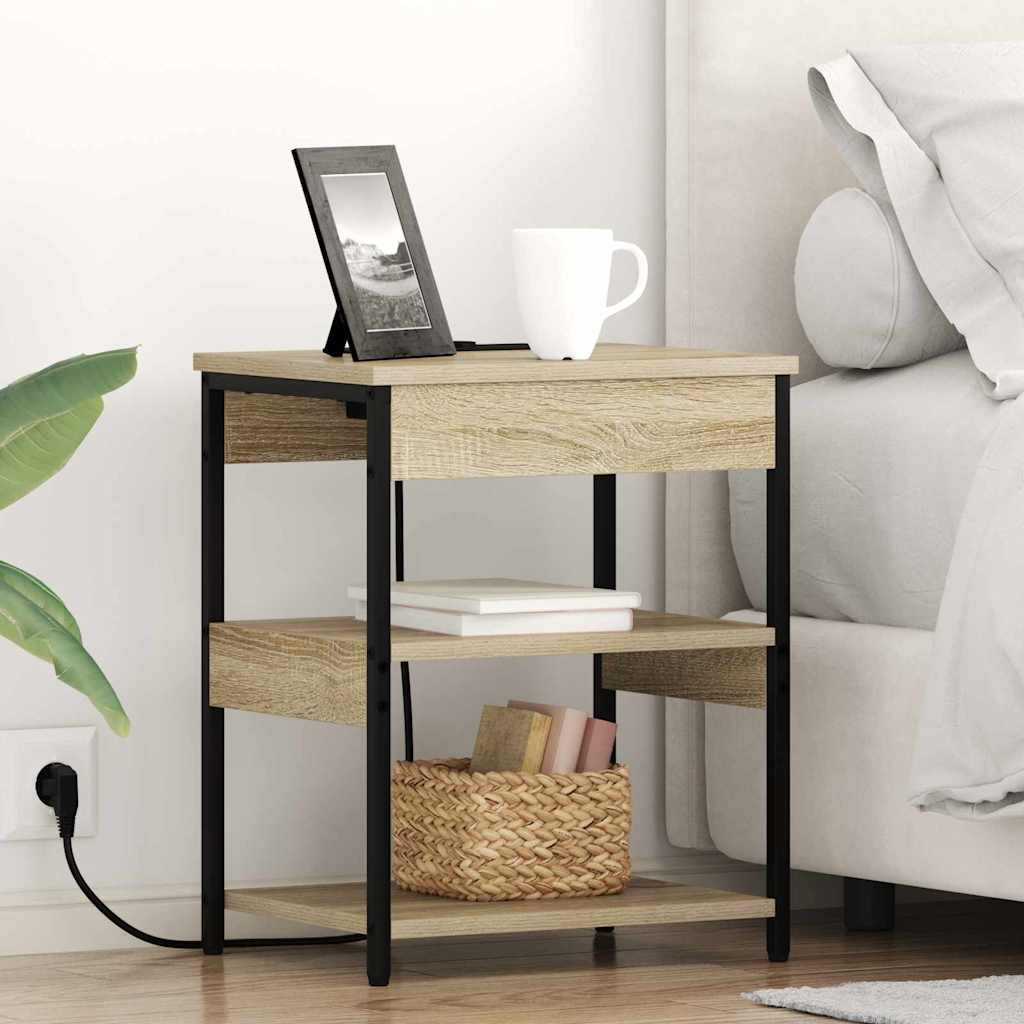 vidaXL Szafka Nocna Dąb Sonoma 41 x 31 x 51 cm Materiał drewnopochodny