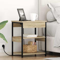 vidaXL Szafka Nocna 2 pcs Dąb Sonoma 41 x 31 x 51 cm