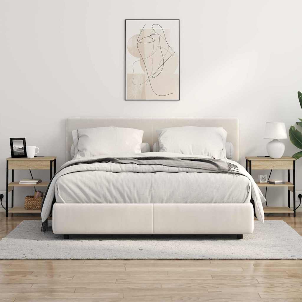 vidaXL Szafka Nocna 2 pcs Dąb Sonoma 41 x 31 x 51 cm