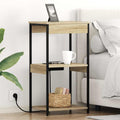 vidaXL Szafka Nocna Dąb Sonoma 41 x 31 x 76 cm Materiał drewnopochodny
