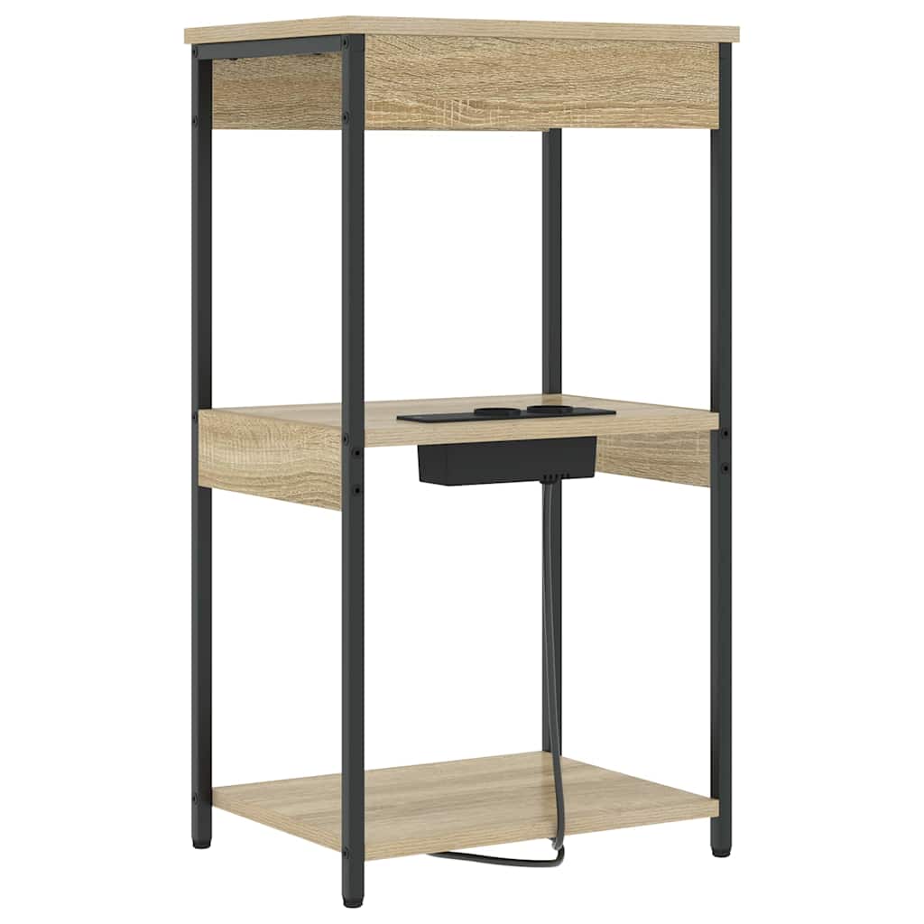 vidaXL Szafka Nocna Dąb Sonoma 41 x 31 x 76 cm Materiał drewnopochodny